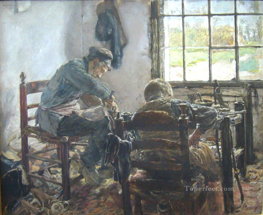zapatero 1881 Max Liebermann Impresionismo alemán Pintura al óleo